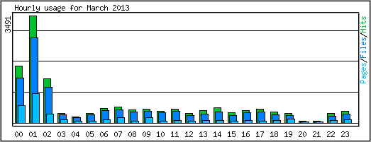 Hourly usage