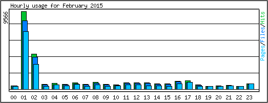 Hourly usage
